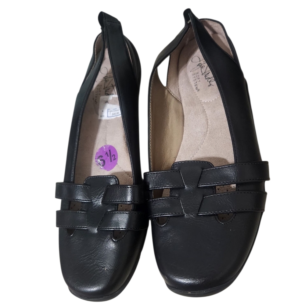 Life Stride Daniella Faux Leather Diverse Casual Slip- On Slingbacks